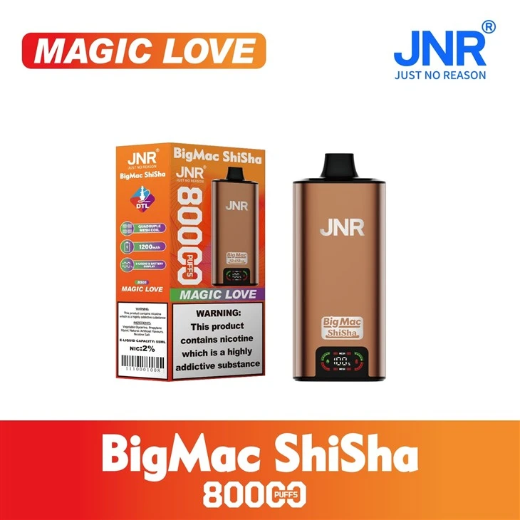 Jnr Big Mac Shisha 80K Puffs Disposable Vape price